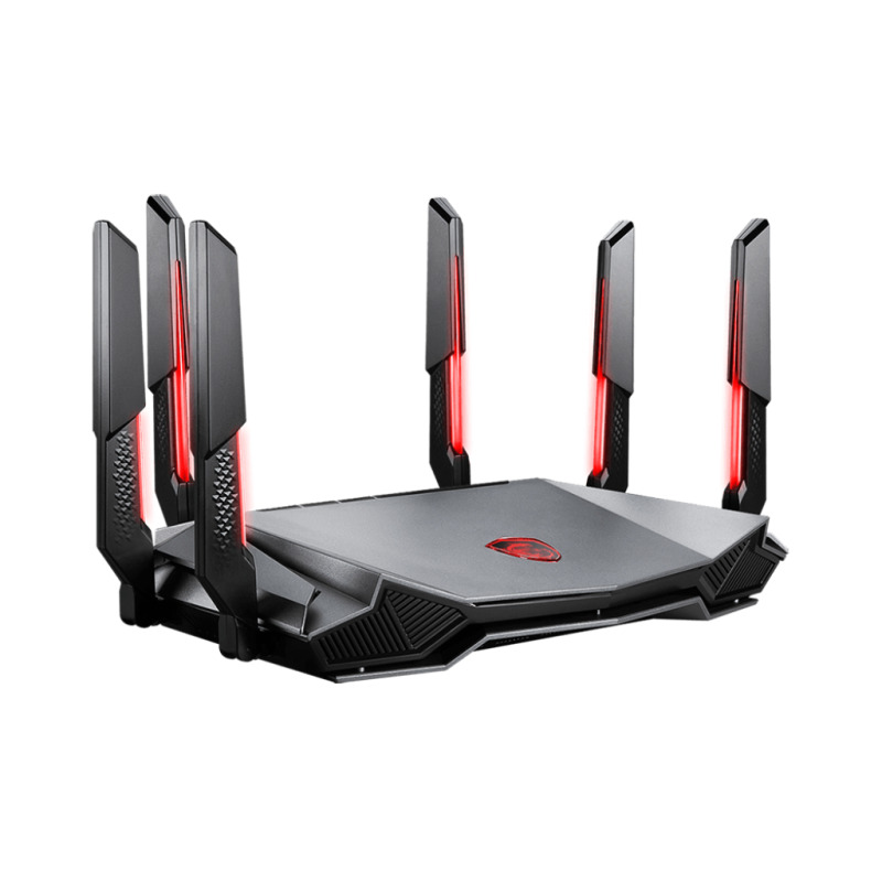 ROUTER MSI RADIX AXE6600 WIFI 6E TRI-BAND GAMING image 2
